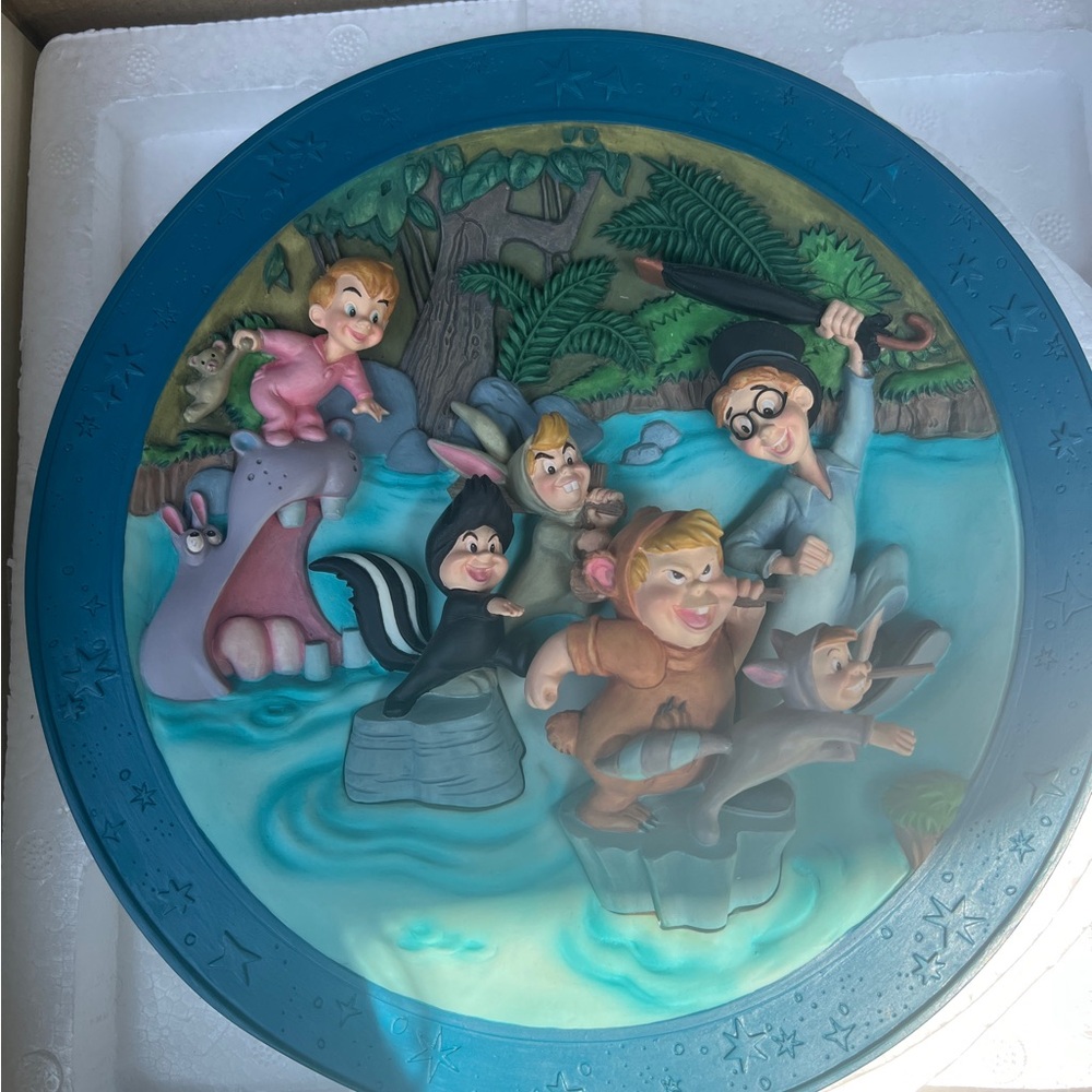 Disney’s Peter Pan collectors plate - #3 out of 7500 made